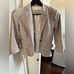 Banana Republic Women's Light Tan Blazer
